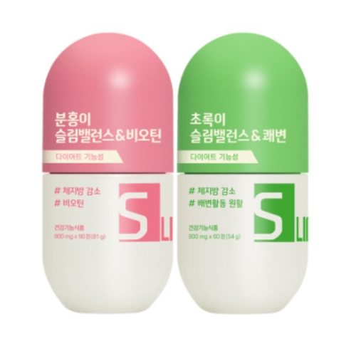 GRN GRN 다이어트 시즌4 분홍이 90정 + 초록이 60정 (1개)