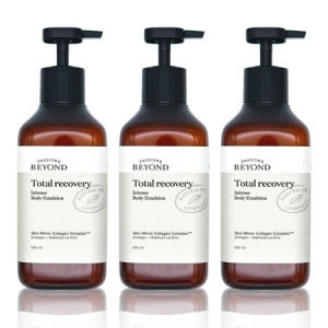 LG생활건강 비욘드 토탈 리커버리 인텐스 바디에멀전 500ml (3개)