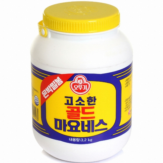 오뚜기 고소한 골드 마요네즈(통) 3.2kg (4개)_이미지