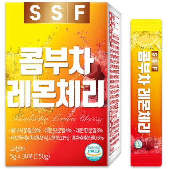 순수식품 콤부차 레몬체리 30T (4개)_이미지