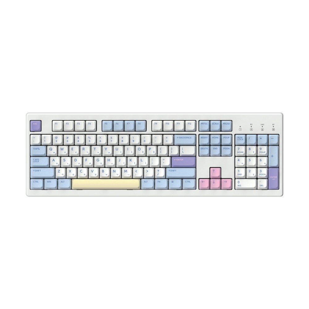 한성컴퓨터 TFG Cloud CF 유무선 기계식 코튼캔디 (브라운슈가 토독)