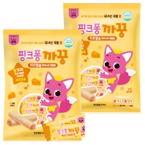 핑크퐁 까꿍 치즈 칼슘 크리스피 곡물롤 120g