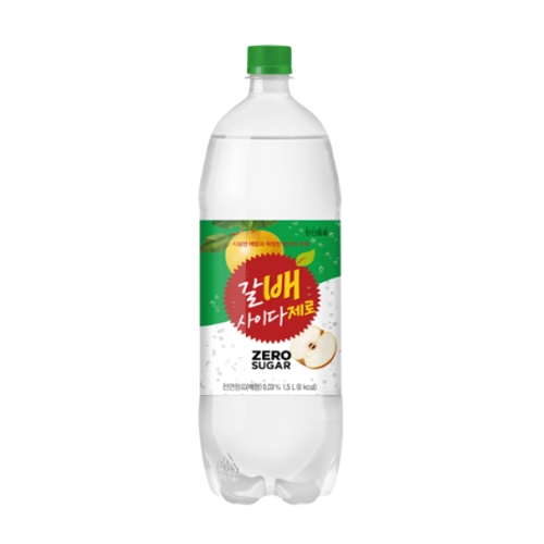 해태htb 갈배 사이다 제로 1.5L (12개)_이미지