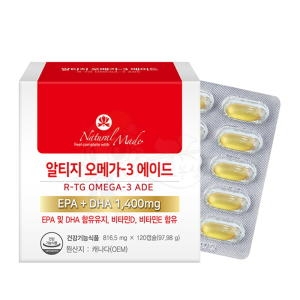 네츄럴라이프 알티지 오메가3 ADE 816.5mg 120캡슐 (1개)_이미지