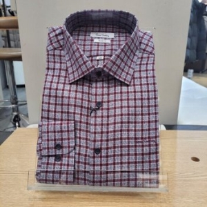 멜란지 체크 슬림핏 드레스 /PLDS4957_BP_이미지