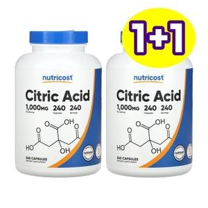 뉴트리코스트 구연산 1000mg 240캡슐 (2개)