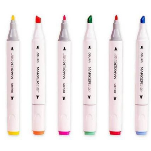 델리 삼각 트윈 마카펜 (48색)