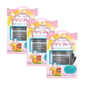 아이노스 이어클린 점착식 귀이개 20P