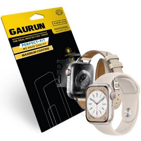 제이티앤디 가우런 애플워치8 41mm 유광 전신 외부보호필름 2매