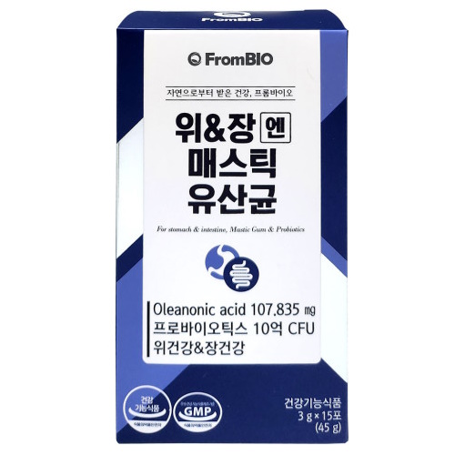 프롬바이오 위장엔 매스틱 유산균 15포 (4개)_이미지