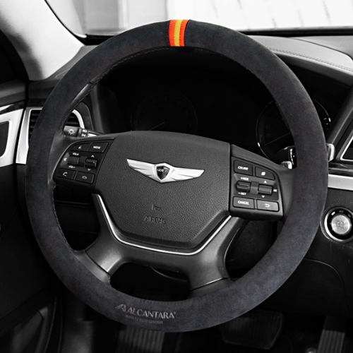 오토모티브 알칸타라 심리스 핸들커버