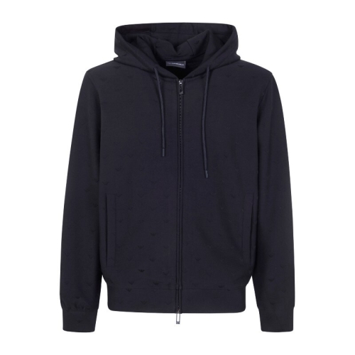 엠포리오아르마니 엠포리오 엘라스테인 라이오셀 코튼 지퍼 후드 집업 EM004867 AF13700F_이미지