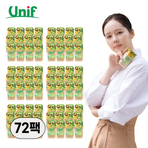 유니프 믹스 그린 베지터블 주스 200ml (72개)