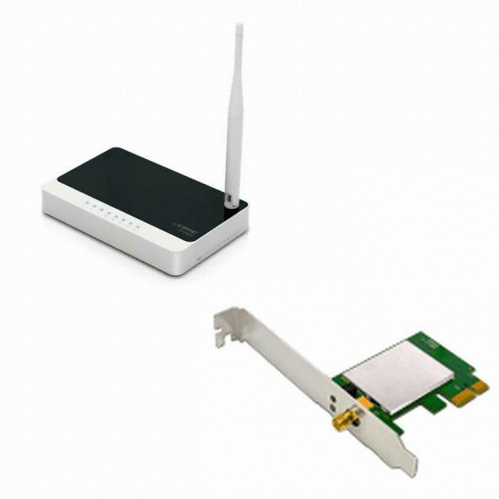 EFM ipTIME N104M 공유기 패키지 (+ N150PX PCI-E 무선랜카드)_이미지