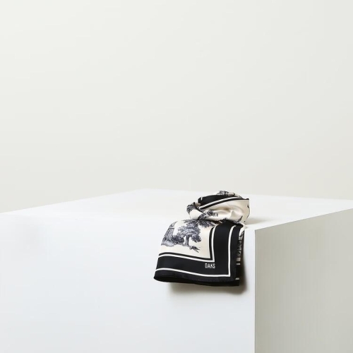 닥스 GARDEN TOILE 실크 쁘띠 스카프_DCSC4F671N2