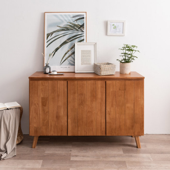 헤이미쉬홈 헤나 원목 높은 거실장 1200_이미지