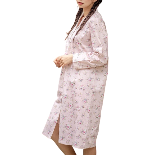 테라우드 로브 코튼 플라워 원피스 잠옷_이미지