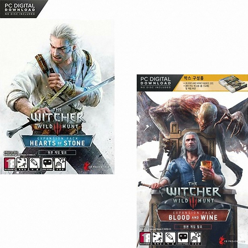 더 위쳐 3 확장팩: 하츠 오브 스톤 + 블러드 앤드 와인 패키지 PC 일반판_이미지