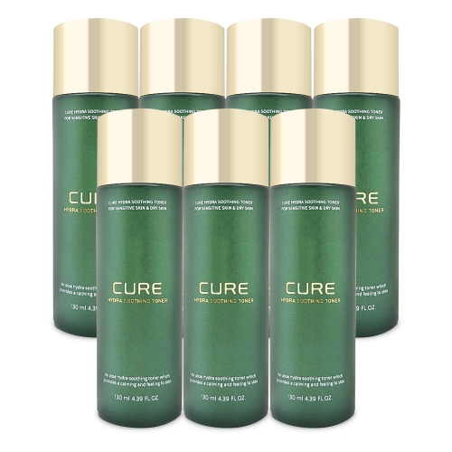 김정문알로에 큐어 하이드라 수딩 토너 130ml (7개)