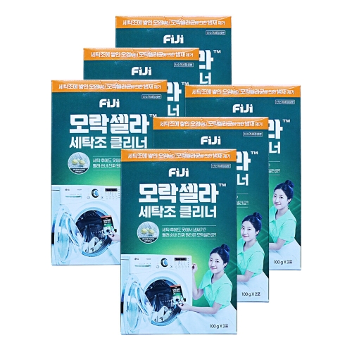 LG생활건강 피지(FIJI) 모락셀라 세탁조 클리너 100g 2개입 (6개)