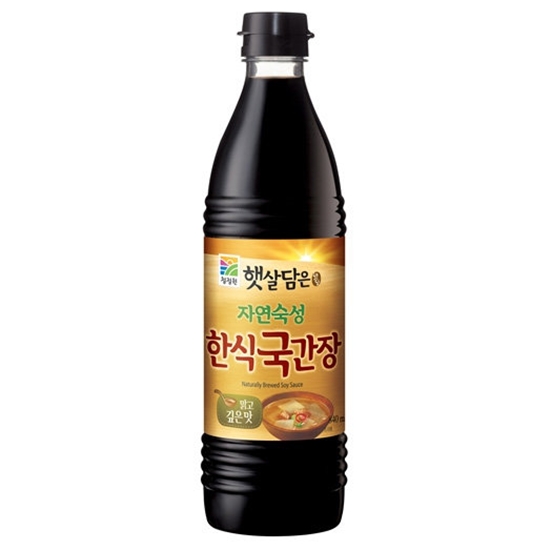 청정원 햇살담은 자연숙성 한식국간장 840ml (1개)_이미지