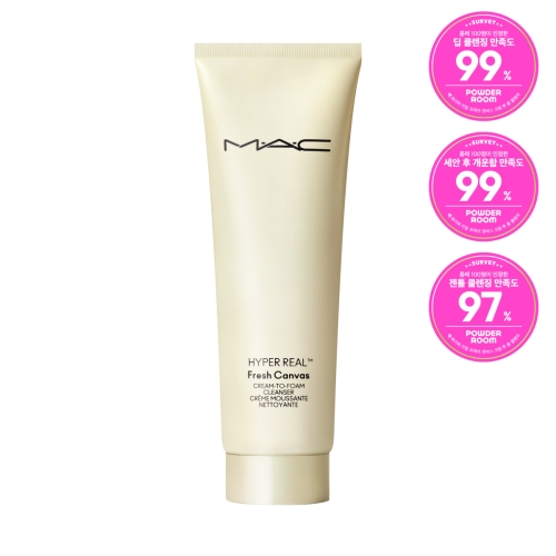 MAC 하이퍼 리얼 프레시 캔버스 크림 투 폼 클렌저 125ml (1개)_이미지