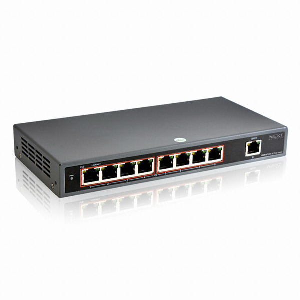 이지넷유비쿼터스 넥스트 NEXT-POE6008F PoE+ 스위치허브_이미지