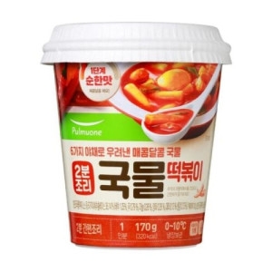 즉석떡볶이 2분조리 국물컵 떡볶이 170g