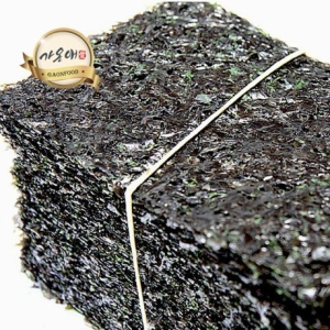가온애  파래생김 100매 x2속 / 생김 파래김 생파래김 광천김 광천생김 김밥김 김밥용김 간장용김 간장김 재래김 옛날김