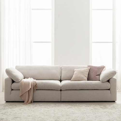  까사미아숍 바이노만 루엔 패브릭 소파 4인용 [스툴별도]