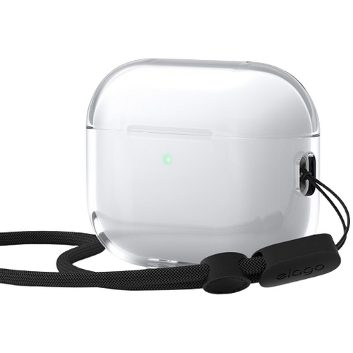 엘라고 에어팟 프로3 클리어 투명 스트랩 케이스
