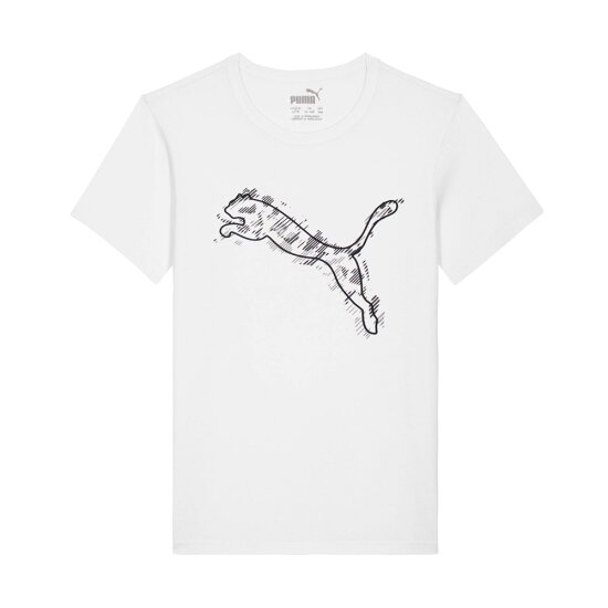 푸마 액티브 그래픽 기능성 반팔 티셔츠 676284-02_이미지