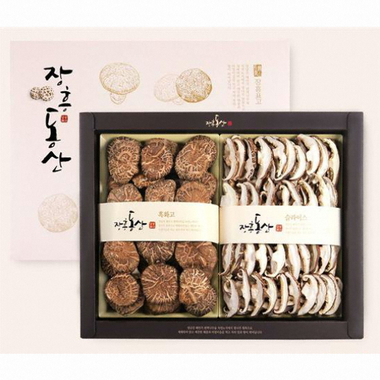 장흥동산영농조합법인 흑화고 혼합세트 2호 350g (1개)_이미지