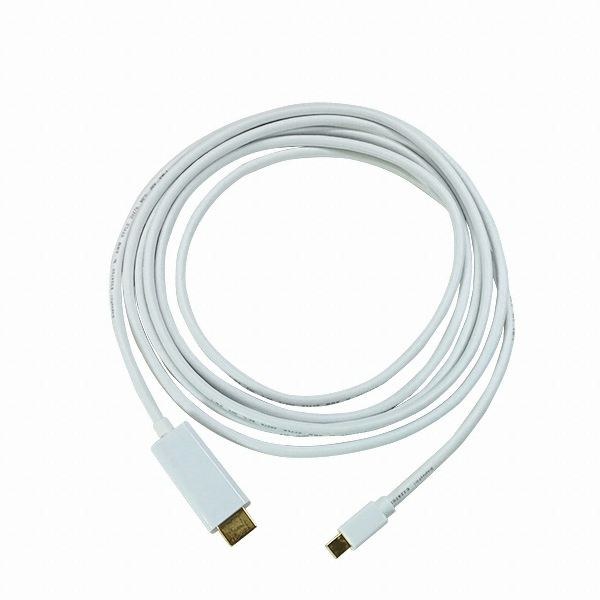 라인업시스템 LANSTAR Mini DisplayPort 1.2 (미니디스플레이포트) to HDMI 케이블 (LS-MDP192, 3m)_이미지