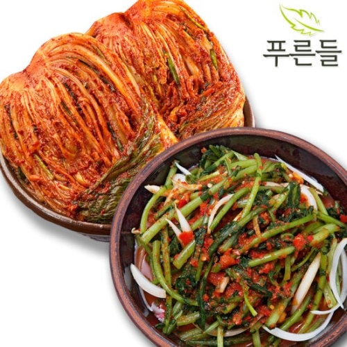  푸른들 전라남도 함평김치 / 포기김치 3kg + 열무김치 3kg