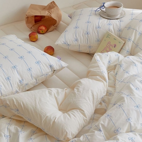 마틸라 팔레트 60수 고밀도순면 차렵이불 베개세트 (슈퍼싱글 SS)_이미지