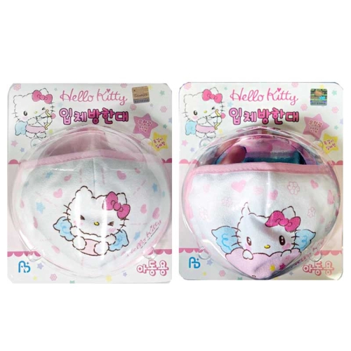 헬로키티 입체방한대 유아용 어린이용 마스크 헬로키티 입체방한대 유아용3개