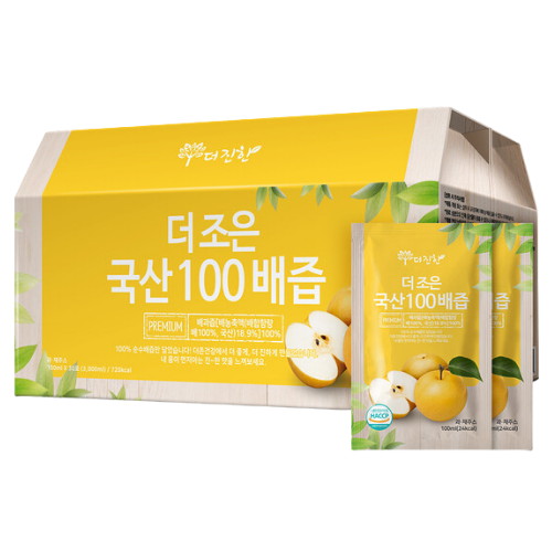 더존건강 더조은 국산 100 배즙 100ml 30포 (1개)_이미지