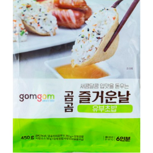 곰곰 즐거운날 유부초밥 450g (4개)_이미지
