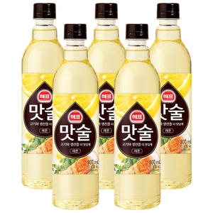 사조대림 해표 맛술 레몬 800ml (5개)