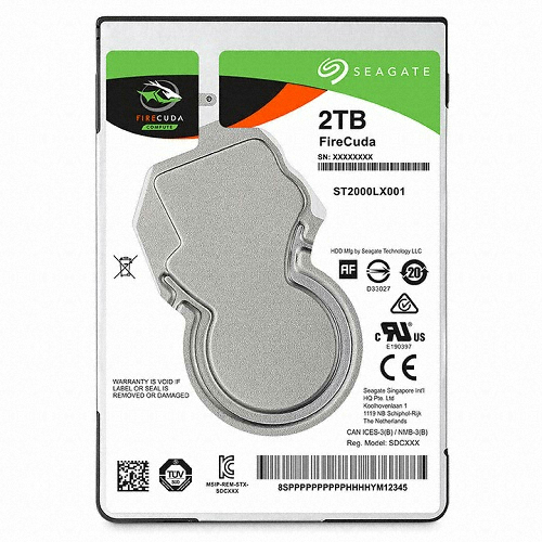 Seagate FireCuda SSHD 5400/128M/노트북용 (ST2000LX001, 2TB)_이미지