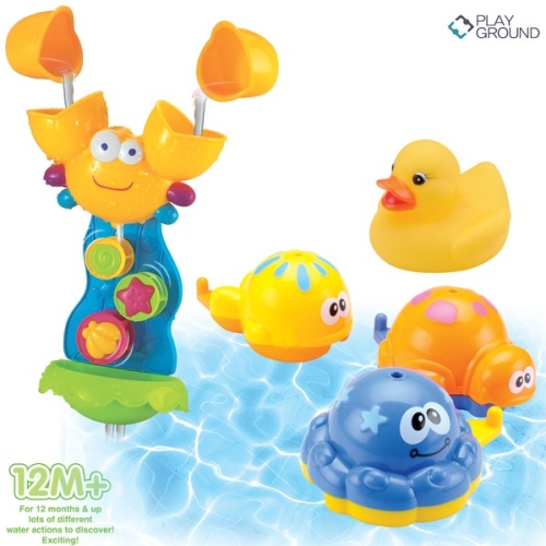 [불명] 하늘썬별 가재 오리 폭포 쌓기 목욕친구세트 xinglo8815