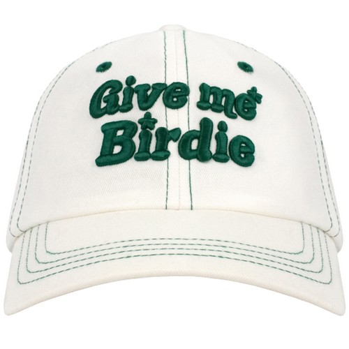 고엑스오 기브미버디 스티치 볼캡 그린