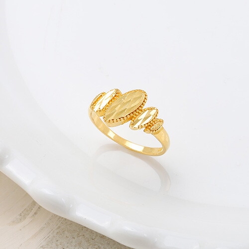 골드모아 순금 오벌 레디언스 반지 3.75g (1개)_이미지