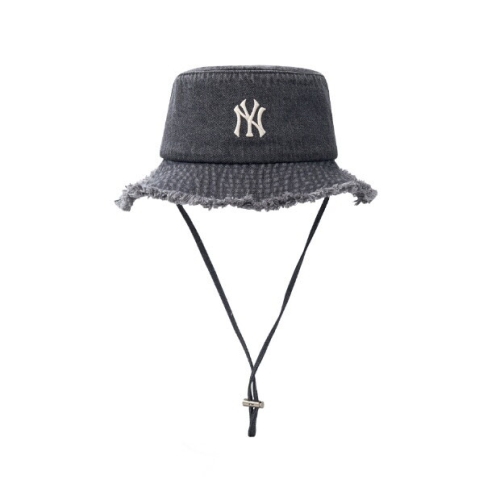 MLB 모자 JQT 3AHTD025N-50GRS 컬러 데님 사파리 버킷햇 뉴욕양키스_이미지