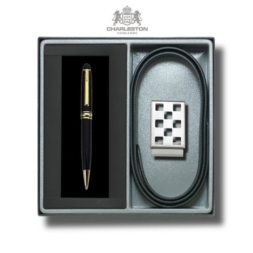 프리버드 찰스톤 정장벨트 세련된 볼펜 벨트 선물세트_LR3607_이미지