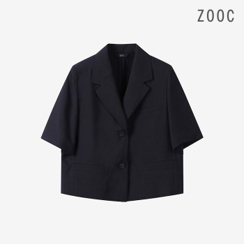 대현 ZOOC 여성 투버튼 하프 슬리브 썸머 자켓 Z252MSF301