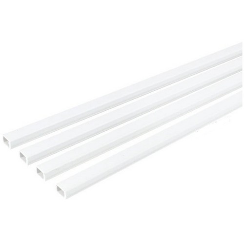 화이트 전선몰딩 인도어 15mm 4개입