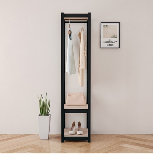 홈던트하우스 조립식 철제 3단 시스템 행거 400x600 (행거봉 1개, 높이 180cm)_이미지