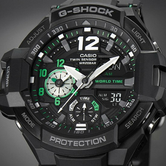 ī�ÿ� G-SHOCK �׷���Ƽ������ GA-1100-1A3